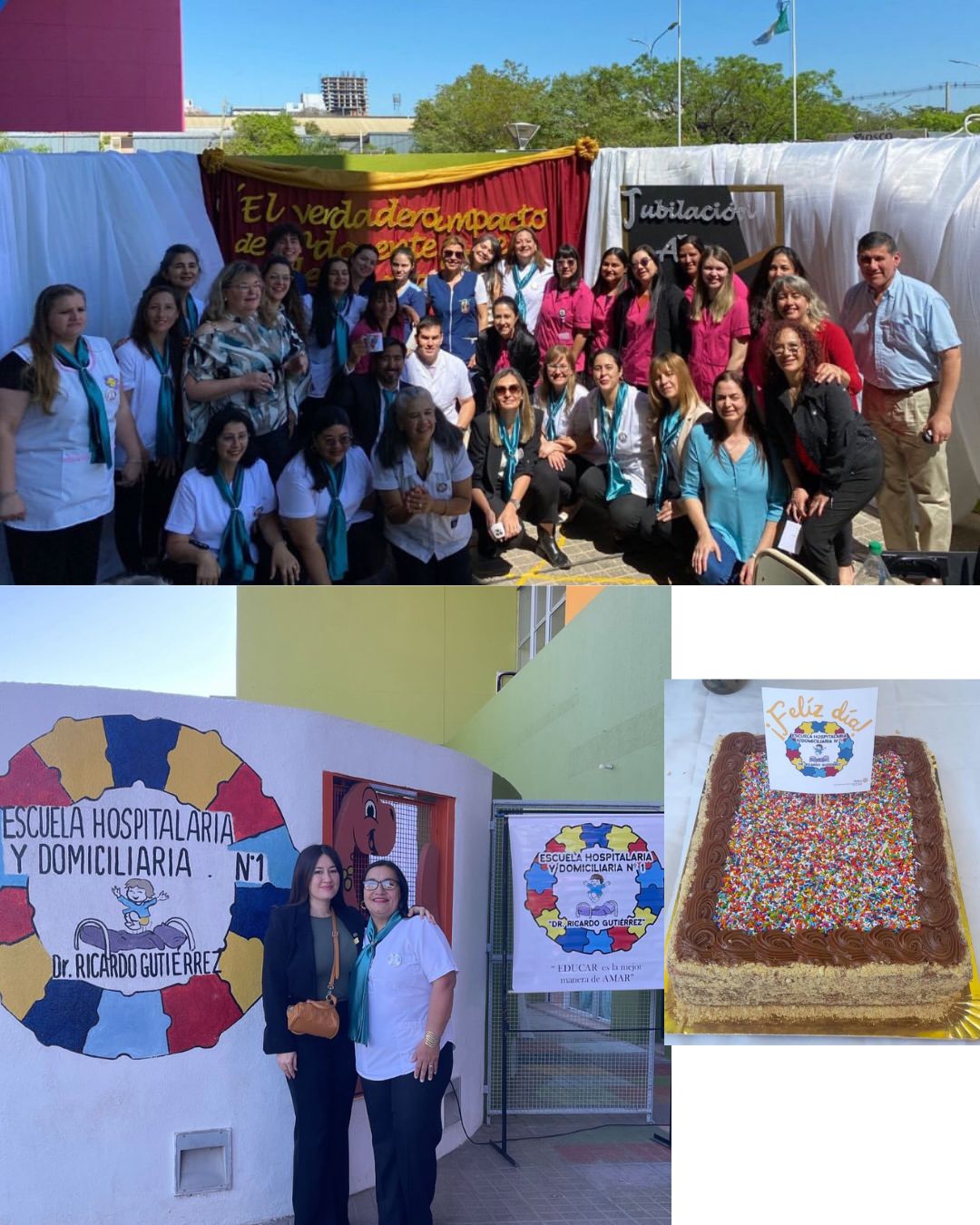Acompañamos a la Escuela Hospitalaria n.º 1 